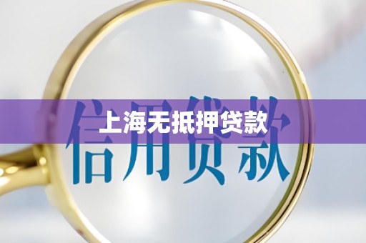 上海无抵押贷款 上海无抵押贷款